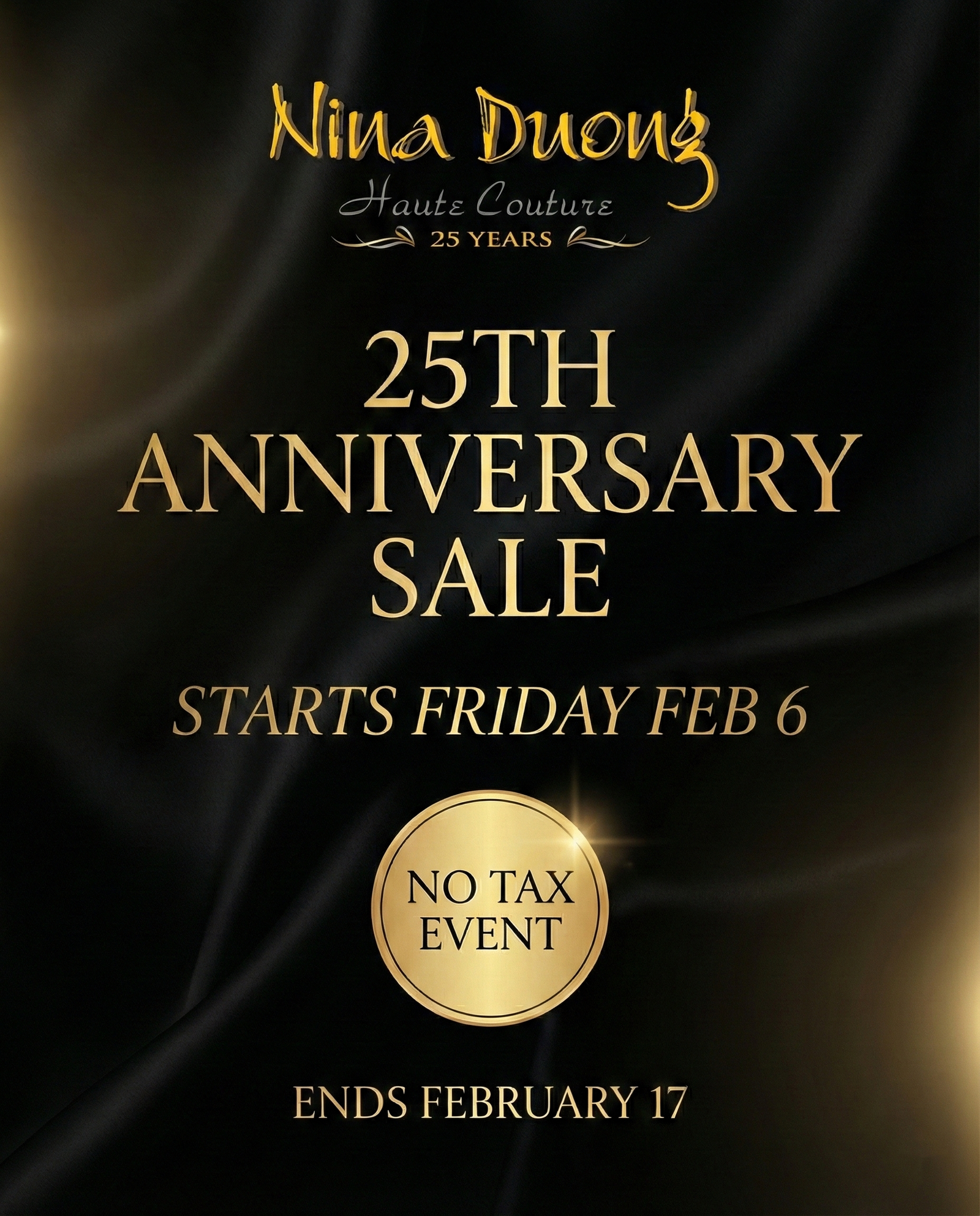 25 Sale – Nina Duong Haute Couture